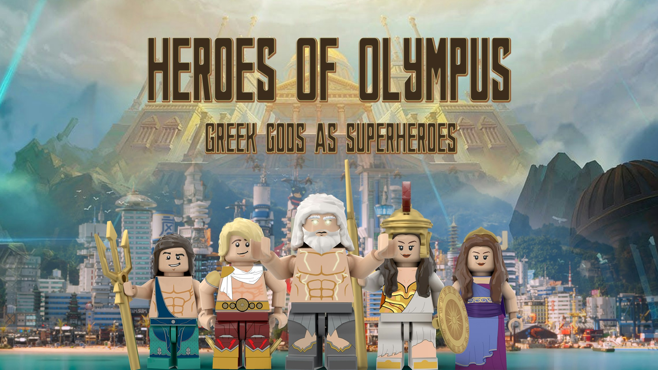 LEGO Heroes Of Olympus (greek gods as superheroes) LEGO® World Builder